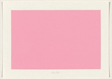 Artist: b'Wiebke, Karl.' | Title: b'not titled [pink]' | Date: 2004 | Technique: b'screenprint, printed in acrylic paint, from one stencil'