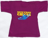 Title: T-shirt: Rock n Roll Circus. | Technique: screenprint, printed in colour, from multiple stencils