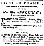 Title: J.G. Austin Picture Frames 21 December 1835