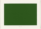 Artist: b'Wiebke, Karl.' | Title: b'not titled [dark green]' | Date: 2004 | Technique: b'screenprint, printed in acrylic paint, from one stencil'