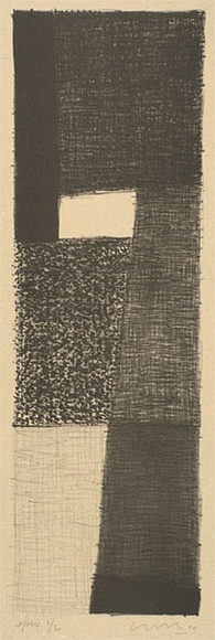 Artist: b'Lincoln, Kevin.' | Title: b'Night music I' | Date: 2002, April | Technique: b'lithograph, printed in black ink, from one stone' Artist: b'Lincoln, Kevin.' | Title: b'Night music I' | Date: 2002, April | Technique: b'lithograph, printed in black ink, from one stone'