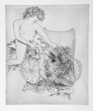 Artist: BOYD, Arthur | Title: The monster. | Date: 1970 | Technique: etching, printed in black ink, from one plate | Copyright: Reproduced with permission of Bundanon Trust
