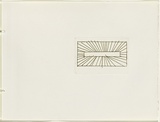 Artist: b'JACKS, Robert' | Title: b'not titled [abstract linear composition]. [leaf 46 : recto]' | Date: 1978 | Technique: b'etching, printed in black ink, from one plate'