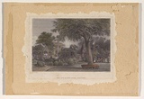 Artist: Willmore, A. | Title: The old and new home stations. | Date: 1873-76 | Technique: steel engraving, printed in black ink, from one plate; later hand-colouring