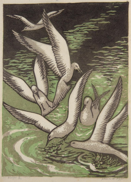 Artist: Higgs, Florence. | Title: Wings. | Date: 1954 (about)