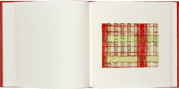 Artist: b'McPherson, Megan.' | Title: b'Hong Kong Island check' | Date: 1997 | Technique: b'lithograph, printed in colour, from five plates; wood and copper engravings, printed in relief in red ink; typography' Artist: b'McPherson, Megan.' | Title: b'Hong Kong Island check' | Date: 1997 | Technique: b'lithograph, printed in colour, from five plates; wood and copper engravings, printed in relief in red ink; typography'