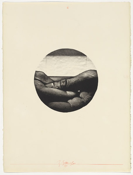 Artist: b'SELLBACH, Udo' | Title: b'Parts and wholes 5' | Date: 1970 | Technique: b'lithograph, printed in black ink, from one stone' Artist: b'SELLBACH, Udo' | Title: b'Parts and wholes 5' | Date: 1970 | Technique: b'lithograph, printed in black ink, from one stone'