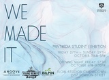 Title: b'We made it: Printmedia student exhibition. Camperdown: Flow Studios.'