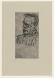 Artist: b'Lincoln, Kevin.' | Title: b'not titled [George Davis]' | Date: 2006 | Technique: b'etching, printed in black ink, from one plate'