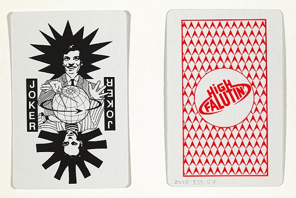 Title: b'Joker' | Date: c.1985 | Technique: b'off-set lithograph'
