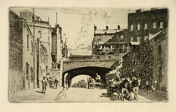 Artist: b'LINDSAY, Lionel' | Title: b'The Argyle Cut, Sydney' | Date: 1920 | Technique: b'etching, printed in black ink, from one plate' | Copyright: b'Courtesy of the National Library of Australia' Artist: b'LINDSAY, Lionel' | Title: b'The Argyle Cut, Sydney' | Date: 1920 | Technique: b'etching, printed in black ink, from one plate' | Copyright: b'Courtesy of the National Library of Australia'
