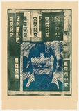 Title: b'The stages of T.P.: see you soon' | Date: 1979 | Technique: b'photo-etching, printed in colour, from multiple plates'