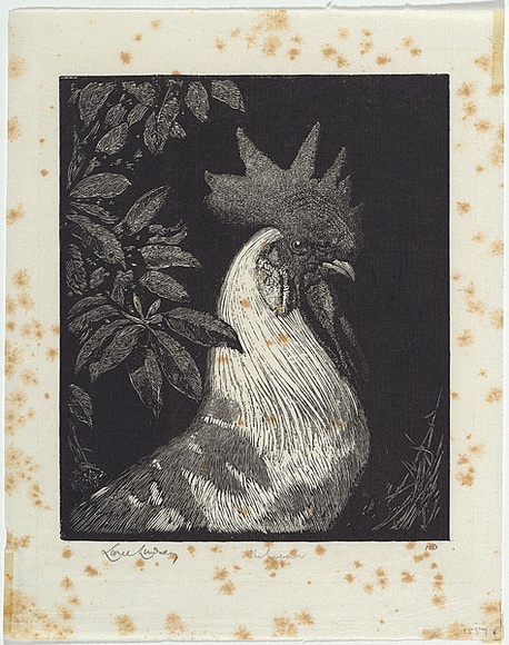 Artist: b'LINDSAY, Lionel' | Title: b'The Emperor' | Date: 1922 | Technique: b'wood-engraving, printed in black ink, from one block' | Copyright: b'Courtesy of the National Library of Australia' Artist: b'LINDSAY, Lionel' | Title: b'The Emperor' | Date: 1922 | Technique: b'wood-engraving, printed in black ink, from one block' | Copyright: b'Courtesy of the National Library of Australia'
