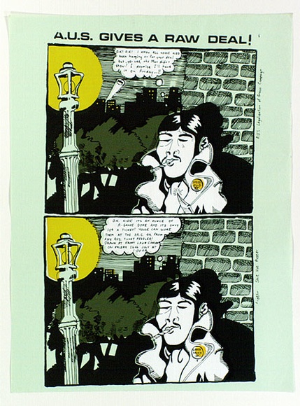 Artist: b'Shepherd, Elise.' | Title: b'Heading for shore' | Date: 1985 | Technique: b'linocut, printed in brown ink, from one block' Artist: b'Shepherd, Elise.' | Title: b'Heading for shore' | Date: 1985 | Technique: b'linocut, printed in brown ink, from one block'