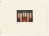 Artist: Perrow, Deborah. | Title: not titled [Kimono] | Date: 1988 | Technique: etching and aquatint, printed in colour, from two zinc plates