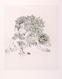 Artist: BOYD, Arthur | Title: Story of a ruined man. | Date: c.1970 | Technique: etching, printed in black ink, from one plate | Copyright: Reproduced with permission of Bundanon Trust
