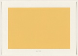 Title: not titled [beige-yellow] | Date: 2004 | Technique: screenprint, printed in acrylic paint, from one stencil