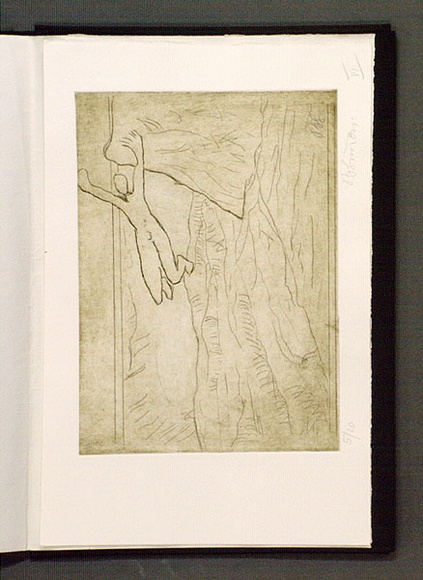 Artist: b'Simon, Bruno.' | Title: b'Tatura dreams VI' | Date: 1941-87 | Technique: b'photo-etching, printed in brown ink with plate-tone, from one zinc plate' Artist: b'Simon, Bruno.' | Title: b'Tatura dreams VI' | Date: 1941-87 | Technique: b'photo-etching, printed in brown ink with plate-tone, from one zinc plate'