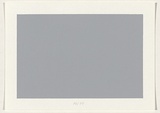 Title: b'not titled [grey]' | Date: 2004 | Technique: b'screenprint, printed in acrylic paint, from one stencil'