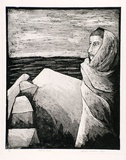 Artist: Abraham, Deborah. | Title: Return home.. | Date: 1985 | Technique: etching and aquatint