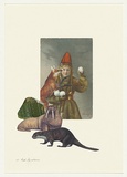 Title: Red fox return | Date: 2007 | Technique: offset-lithograph, printed in colour, from multiple plates; collaged addition of cut paper
