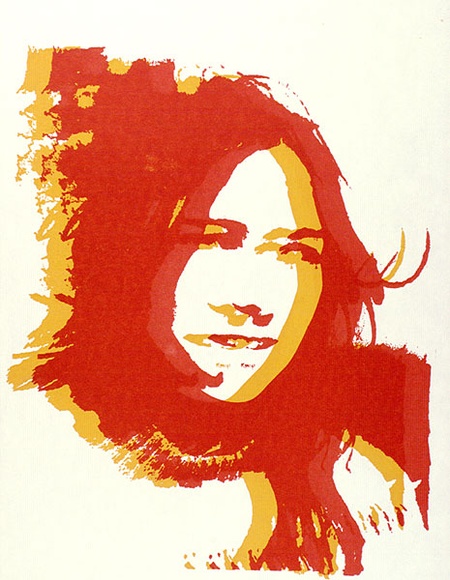 Artist: b'Tilley, Lorna.' | Title: b(Poster of woman's face) | Date: 1973 | Technique: b'screenprint, printed in colour, from multiple stencils' Artist: b'Tilley, Lorna.' | Title: b(Poster of woman's face) | Date: 1973 | Technique: b'screenprint, printed in colour, from multiple stencils'