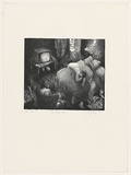 Artist: b'Riese, Tanja.' | Title: b'The motel room' | Date: 1987 | Technique: b'lithograph, printed in black ink, from one stone'