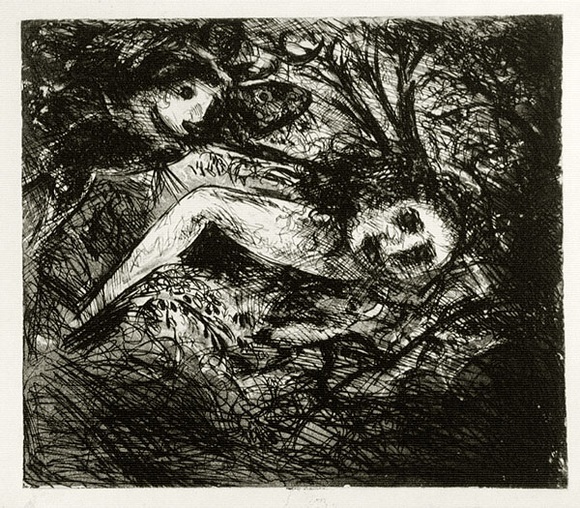 Artist: b'BOYD, Arthur' | Title: b'Broken nude and flying figure.' | Date: (1962-63) | Technique: b'etching and aquatint, printed in black ink, from one plate' | Copyright: b'Reproduced with permission of Bundanon Trust' Artist: b'BOYD, Arthur' | Title: b'Broken nude and flying figure.' | Date: (1962-63) | Technique: b'etching and aquatint, printed in black ink, from one plate' | Copyright: b'Reproduced with permission of Bundanon Trust'