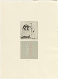 Title: Tower tory | Date: 1992 | Technique: etching, printed in black ink, from one plate; linocut, printed in colour, from two blocks
