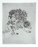 Artist: BOYD, Arthur | Title: Story of a ruined man. | Date: c.1970 | Technique: etching, printed in black ink, from one plate | Copyright: Reproduced with permission of Bundanon Trust