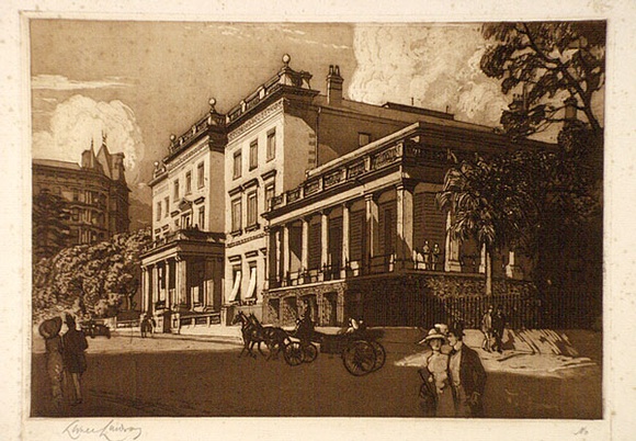 Artist: b'LINDSAY, Lionel' | Title: b'Union Club, Sydney' | Date: 1913 | Technique: b'aquatint and etching, printed in brown ink, from one plate' | Copyright: b'Courtesy of the National Library of Australia' Artist: b'LINDSAY, Lionel' | Title: b'Union Club, Sydney' | Date: 1913 | Technique: b'aquatint and etching, printed in brown ink, from one plate' | Copyright: b'Courtesy of the National Library of Australia'