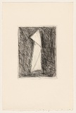 Title: Suspended cloth | Date: 1979 | Technique: drypoint, printed in black ink, from one perspex plate