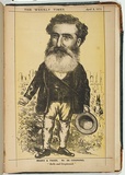 Title: Coursing [Mr William McCulloch]. | Date: 3 April 1875 | Technique: lithograph, printed in colour, from multiple stones