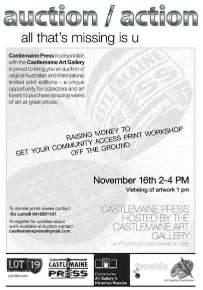 Title: Auction for Castlemaine Press 2014