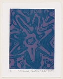 Title: Millennium mandala. | Date: 1999 | Technique: linocut and collograph, printed in colour, from two plates