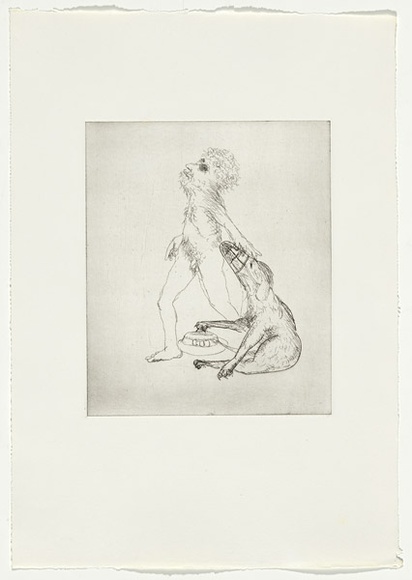 Artist: b'BOYD, Arthur' | Title: b'Colour blind.' | Date: 1970 | Technique: b'etching, printed in black ink, from one plate' | Copyright: b'Reproduced with permission of Bundanon Trust' Artist: b'BOYD, Arthur' | Title: b'Colour blind.' | Date: 1970 | Technique: b'etching, printed in black ink, from one plate' | Copyright: b'Reproduced with permission of Bundanon Trust'