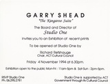 Garry Shead: The Kangaroo Suite.