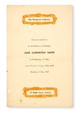 Title: b'Exhibition of paintings by Jack Carington Smith. Sydney: Macquarie Galleries, 11 May-23 May 1949.'
