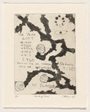 Title: Marking time. | Date: 1999 | Technique: engraving, printed in black ink, from 1 perspex plate