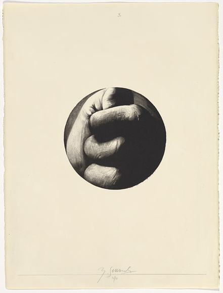 Artist: b'SELLBACH, Udo' | Title: b'Parts and wholes 3' | Date: 1970 | Technique: b'lithograph, printed in black ink, from one stone' Artist: b'SELLBACH, Udo' | Title: b'Parts and wholes 3' | Date: 1970 | Technique: b'lithograph, printed in black ink, from one stone'