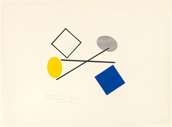 Artist: b'Boddy, Michael.' | Title: b'Parts of fortune 3.' | Date: 1981 | Technique: b'airbrush stencil, printed in colour, from multiple paper stencils' | Copyright: b'\xc2\xa9 Janet Dawson. Licensed by VISCOPY, Australia' Artist: b'Boddy, Michael.' | Title: b'Parts of fortune 3.' | Date: 1981 | Technique: b'airbrush stencil, printed in colour, from multiple paper stencils' | Copyright: b'\xc2\xa9 Janet Dawson. Licensed by VISCOPY, Australia'
