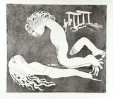 Artist: BOYD, Arthur | Title: Myrrhine and Kinesias. Variant of no. 16. | Date: (1970) | Technique: etching and aquatint, printed in black ink, from one plate | Copyright: Reproduced with permission of Bundanon Trust