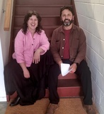 Title: Victoria Perin and Trent Walter. Keeper Print Room opening