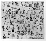 Artist: SHEARER, Mitzi | Title: Bulliwutzies 2 | Date: 1980 | Technique: etching, foul bite, printed in black ink with plate-tone, from one plate