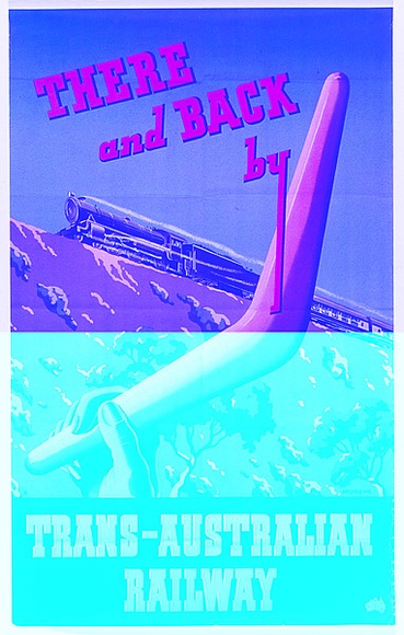 Title: b'There and back' | Technique: b'offset-lithograph, printed in colour, from multiple plates'