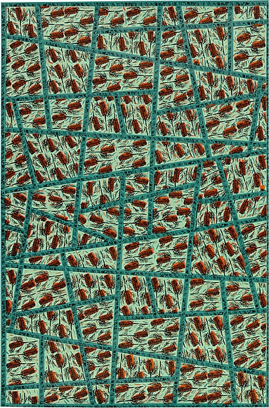 Artist: b'Alder, Alison.' | Title: b'Wrapping paper: Banksia' | Date: 1986 | Technique: b'screenprint, printed in colour, from three stencils' Artist: b'Alder, Alison.' | Title: b'Wrapping paper: Banksia' | Date: 1986 | Technique: b'screenprint, printed in colour, from three stencils'